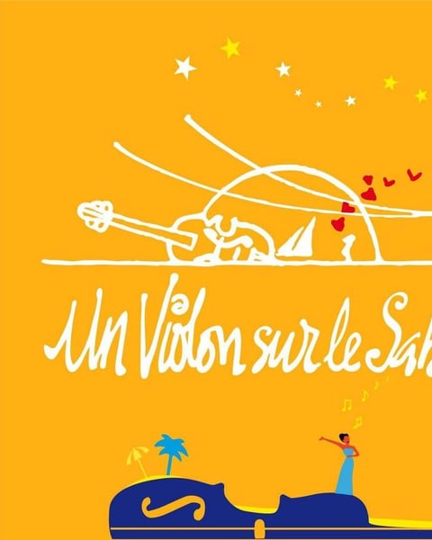 Un Violon sur le Sable