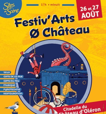 Sites en scène - Festiv’Arts ø Château affiche 2025