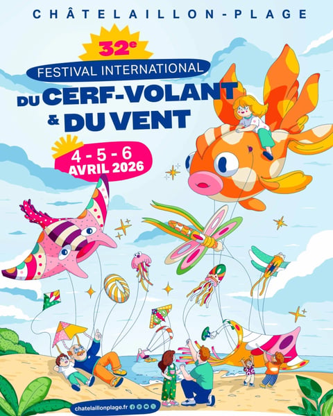 Festival International du cerf-volant de Châtelaillon-Plage