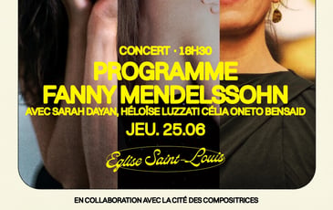 Programme Fanny Mendelssohn