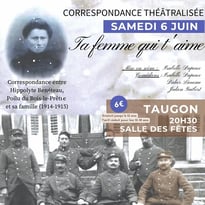 Ta femme qui t’aime — lecture théâtralisée