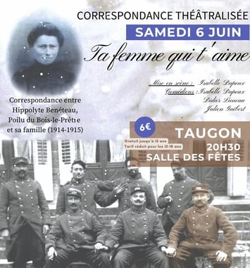 Ta femme qui t’aime — lecture théâtralisée