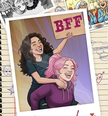 2 Filles Amies à Vie