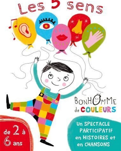 Les 5 Sens de Bonhomme de Couleurs