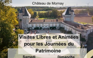 Visites libres et commentées au château de Mornay