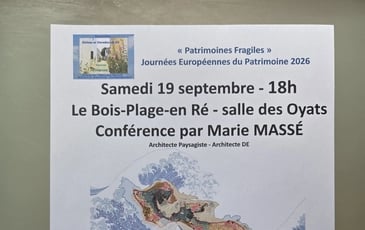 Conférence "L'île de Ré en 2100 Archipel ? Regards sur un magistral travail d'anticipation"