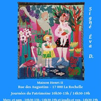 Visite commentée de l'exposition "Art textile contemporain" de Éva Demarelatrous