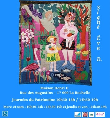 Visite commentée de l'exposition "Art textile contemporain" de Éva Demarelatrous