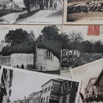 Exposition de cartes postales anciennes à la Micro-Folie