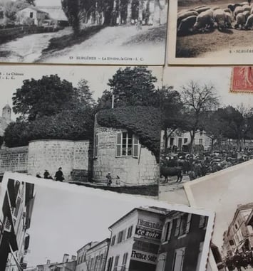 Exposition de cartes postales anciennes à la Micro-Folie