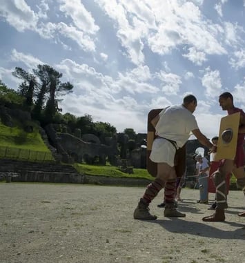 Rencontre avec l'association de gladiature Mediolanum Ludus