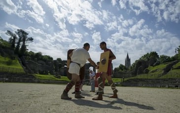 Rencontre avec l'association de gladiature Mediolanum Ludus