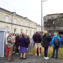 Visite commentée du bunker de la gare