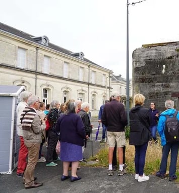 Visite commentée du bunker de la gare