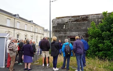 Visite commentée du bunker de la gare