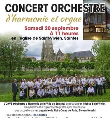 Visite-Concert de l'Orchestre d'Harmonie de la Ville de Saintes
