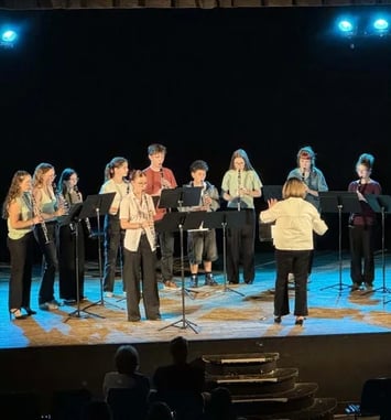 Concert de l'ensemble de clarinettes du Conservatoire municipal de musique et de danse de Saintes