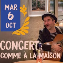 Concert : comme à la maison