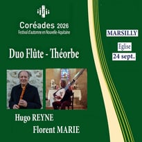 Hugo Reyne, flûte et Florent Marie, théorbe