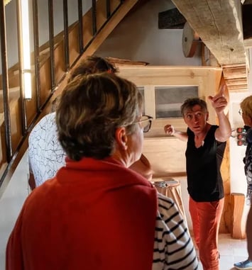 Visites flash du rez-de-chaussée du moulin