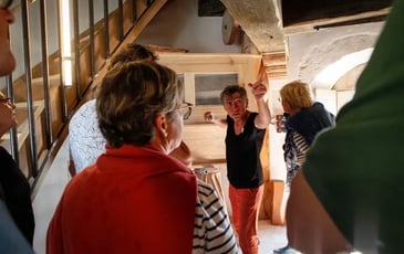Visites flash du rez-de-chaussée du moulin