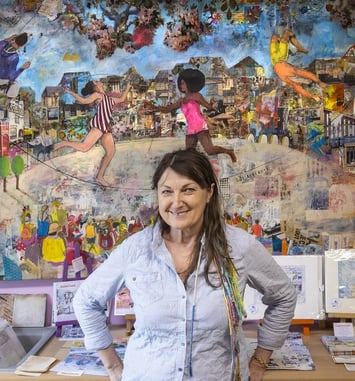 Visite commentée de l'atelier d'artiste de Marie-Laure Drillet