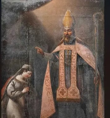 Rencontre avec Alice Bourson : Restauration du tableau Saint Eutrope bénissant Sainte Eustelle (C. Sotta, 1818) : une véritable enquête