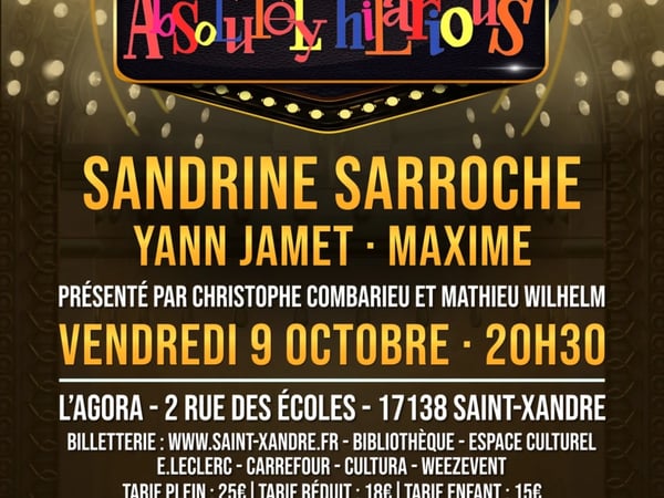 Absolutely Hilarious avec Sandrine Sarroche, Yann Jamet et Maxime
