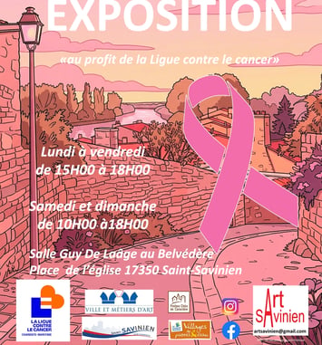 Exposition ArtSavinien pour Octobre Rose