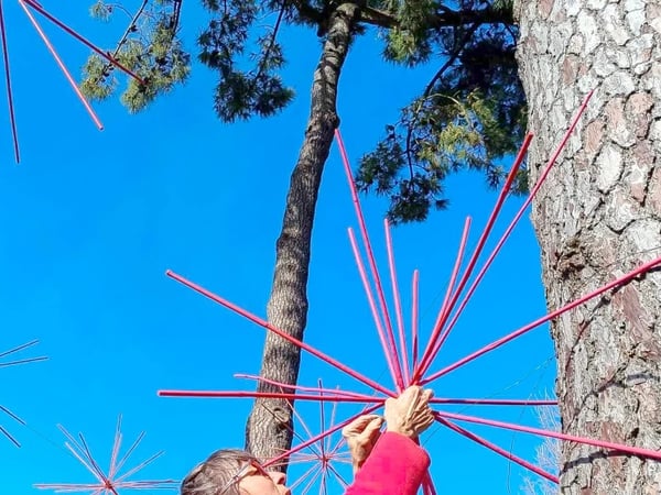 Anémochores - Installation artistique de Marie-Hélène Richard