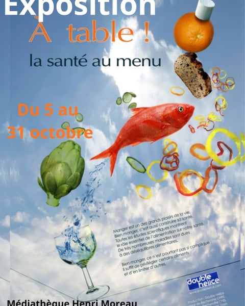 Exposition "A table, la santé au menu"