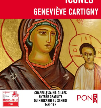 Exposition « Icônes » de Geneviève Cartigny