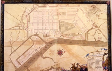 Exposition : Du temps que la Marine estoit en sa splendeur : imaginer la ville de Rochefort (1666-1785)