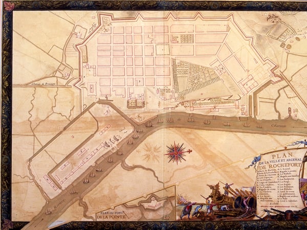 Exposition : Du temps que la Marine estoit en sa splendeur : imaginer la ville de Rochefort (1666-1785)