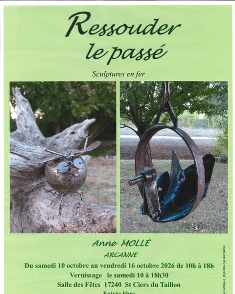 Ressouder le passé - Sculpture en fer
