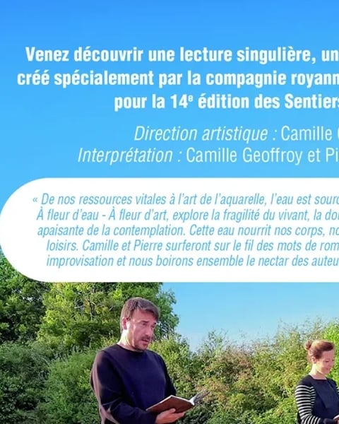 Spectacle lecture - Les Sentiers des Arts